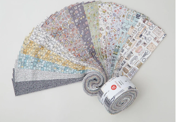 Atelier Jelly Roll 2.5" Strips Double Scoop 2S-ATELIER-X Makower UK Andover