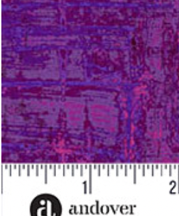 Nitty Gritty A-1434-P Dark Violet Jordan Fabrics Andover Half Yard