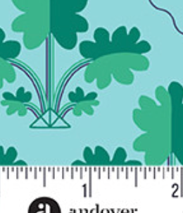 Nora's Garden A-906-G Rainbow Connection Leafy Shauna Doris Andover 15 Yard Bolt