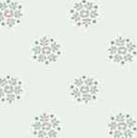 Petit Point A-540-T Flower Circles Teal Andover 15 Yard Bolt