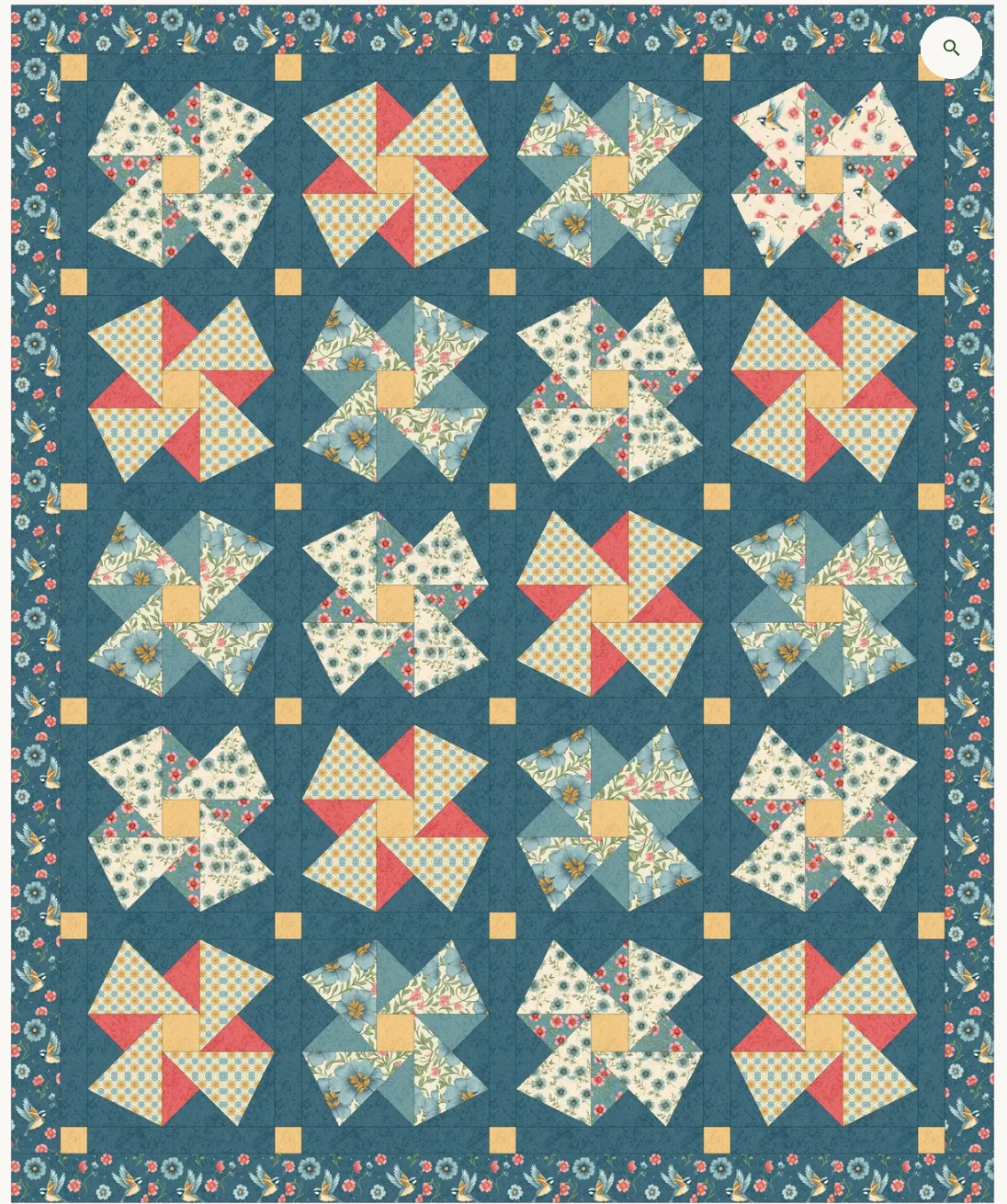 Tippy, Tippy, Toe Quilt Kit - Sparrow Falls NO BACKING
