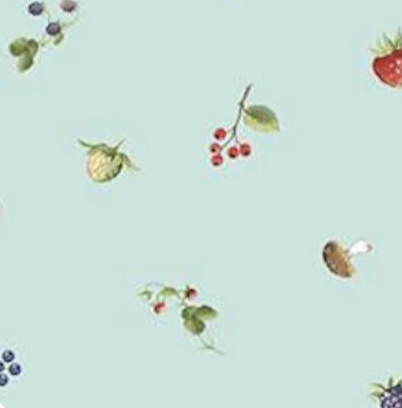 Country Mouse DP29011­-42 Berry Toss Blue Northcott Half Yard
