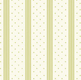 Welcome Spring A-407-G Ribbon Stripe Green Andover 15 Yard Bolt
