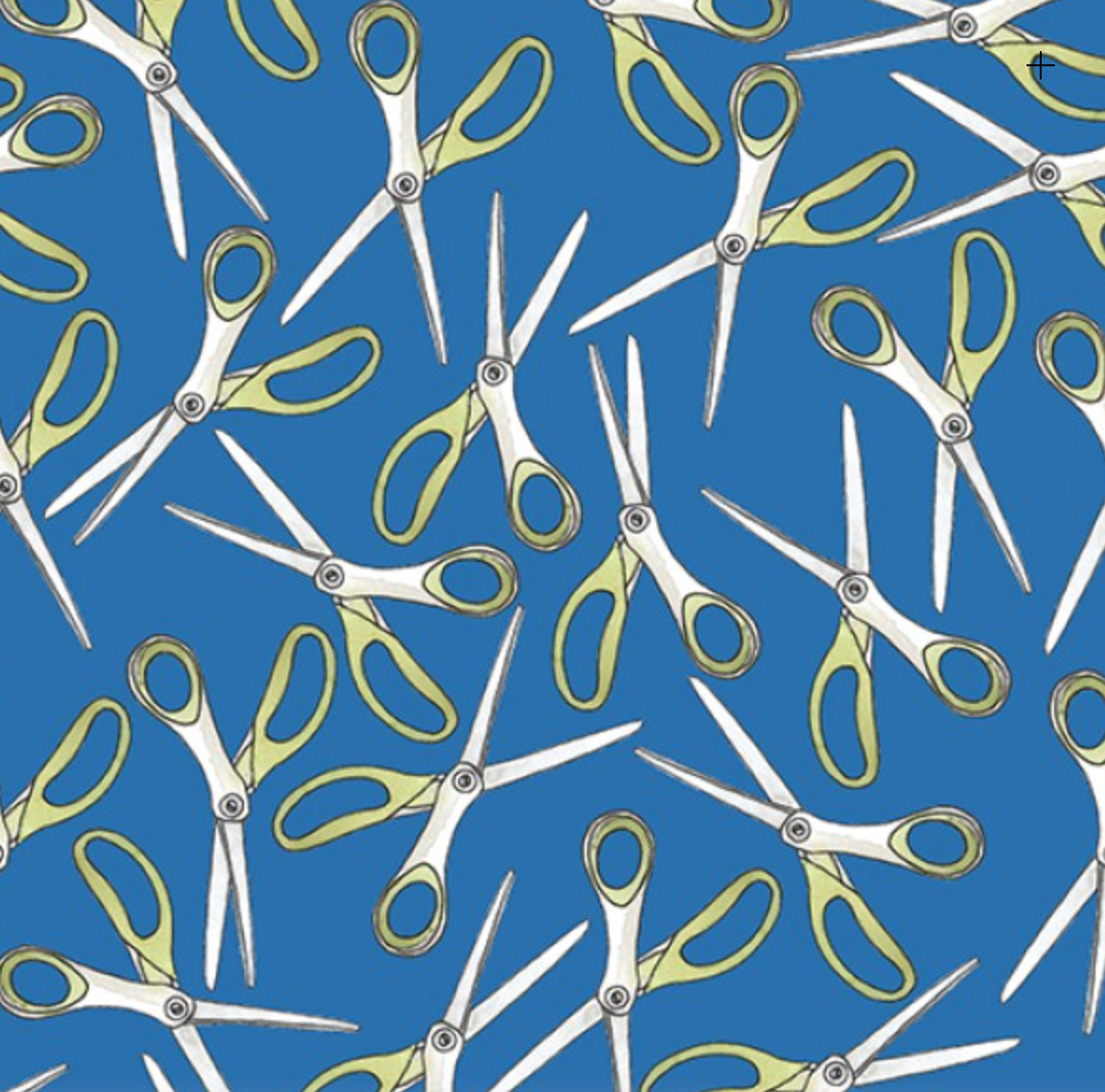 Mess Maker DC10154-BLUE-D A Cut Above Blue Michael Miller Half Yard