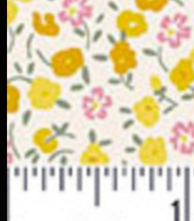 Petite Fleur MU-185-Y Ditzy Yellow Andover Half Yard