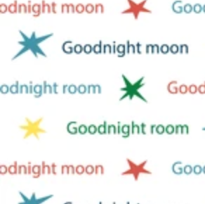 Goodnight Moon 229225 Goodnight Wishes White Cloud9 Half Yard