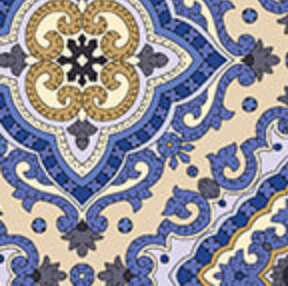 The Drawing Room 1700950B After Dinner Mint Blue Benartex Half Yard