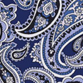 The Drawing Room 1700811B Parquet Floor Navy Benartex Half Yard