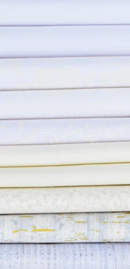 Color Me COLMFATQ-6 Basic White 10 Fat Quarter Windham