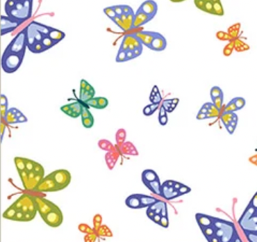 Rainbow Vale 55051-5 Butterfly Dreams Cloud Windham Half Yard