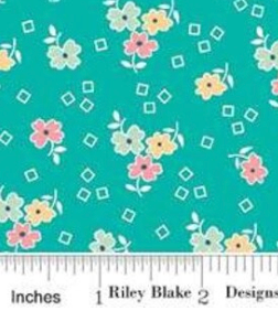 Farm Girl Vintage C7872-VIVID Flower Vivid Riley Blake Half Yard