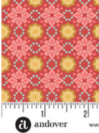 Sparrow Falls Seed Cinnamon Red A-10386-R Michael Nardi Andover Half Yard
