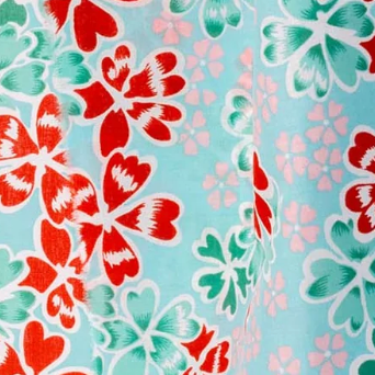Junko Sky Blue 875TJ Poplin Petit Pan Half Yard