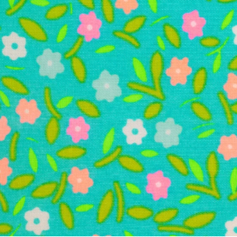 Peace and Love Azure 503 Poplin Petit Pan Half Yard