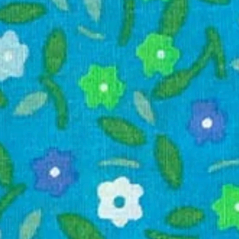 Peace and Love Blue 921  Poplin Petit Pan Half Yard