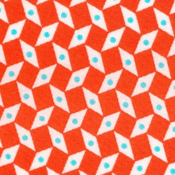 Petit Pan Pépin Orange Poplin 476 Half Yard x 60"