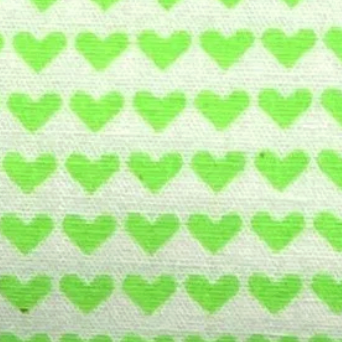 Love is All 565 Vert Pomme Coupon Petit Pan Half Yard