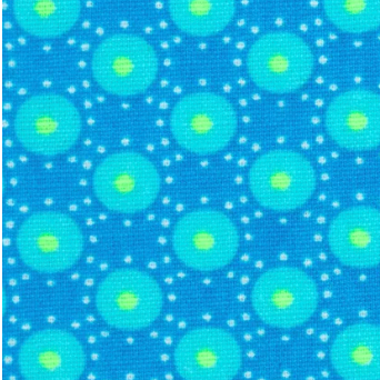 Bubble Blue Aruba 861 Poplin Petit Pan Half Yard