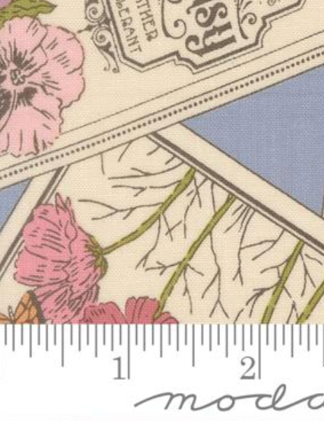 My Secret Garden Seeds of Love 20981 22 Dusk Moda Half Yard