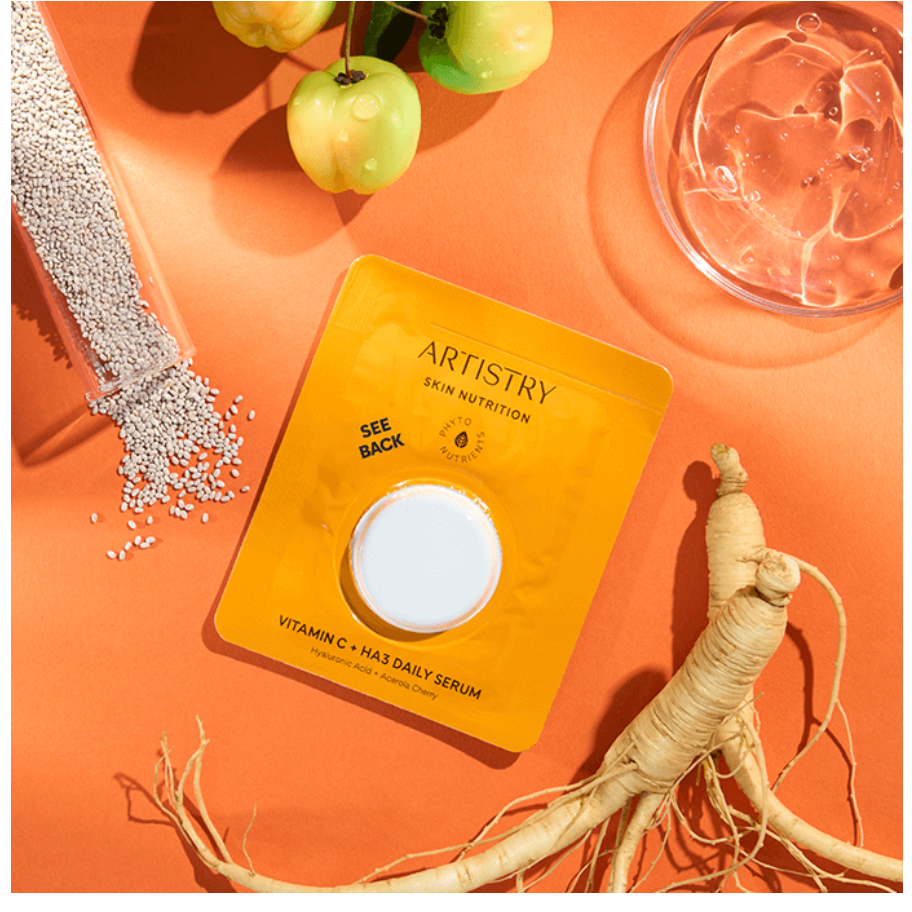 Vitamin C + HA3 Daily Serum Foil Samples Artistry Skin Nutrition™  2 pack!