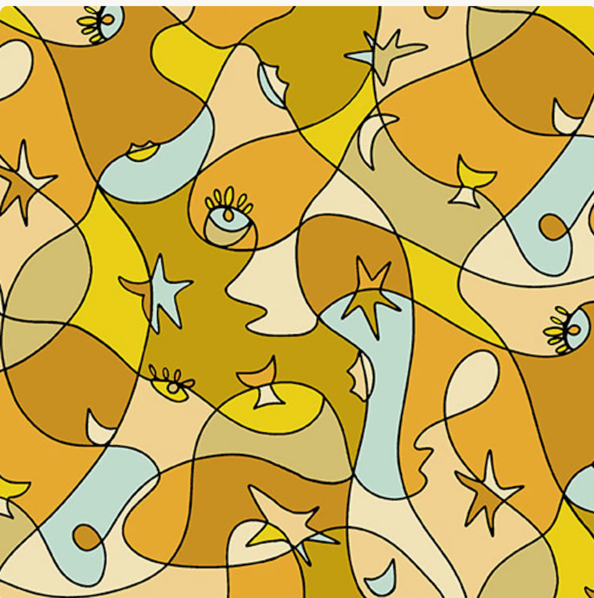 Oracle Oak Picasso A-232-N Eye Candy Quilts by Andover