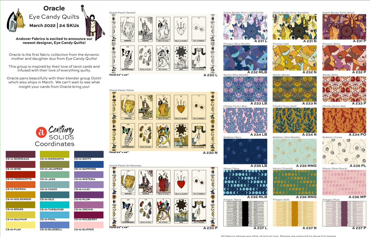 Oracle by Eye Candy Quilts A-231 P Royal Border