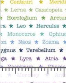 Meowter Space Night Sky STELLA-DPJ3681 RAINBOW Dear Stella Half Yard
