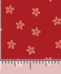Catwalk Petal Pawty STELLA-DLW3782 CAYENNE Dear Stella Half Yard