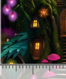 Fairy Forest Fairy Forest Houses FAIRY-CD4538 MULTI Timeless Treasures Half Yard