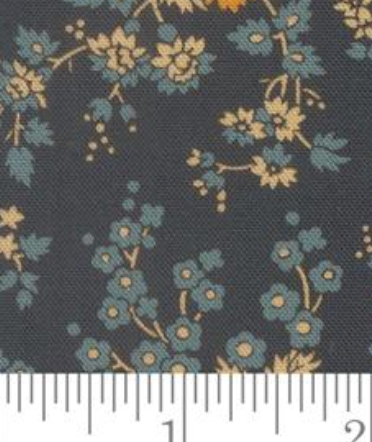 Miss Mollie Tossed Bouquet Indigo 47561 15 Betsy Chutchian Moda Half Yard