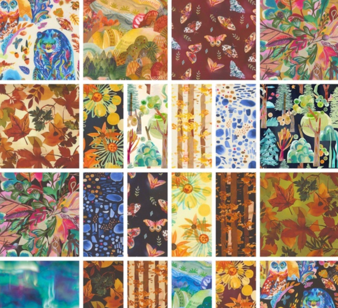 Northern Brights 23 Fat Quarter Bundle 21850AB Amarilys Henderson Moda