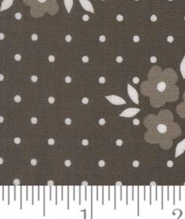 Birch and Willow Autumn Florals Charcoal 37727 18 Sherri & Chelsi Moda Half Yard