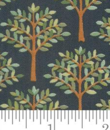 Family Tree Trees In A Row Night Sky 56163 15 Deb Strain Moda Half Yard
