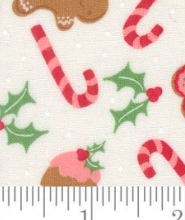 Merrily On High Sweet Treats Snow 43212 11 Sweetfire Road Moda Half Yard