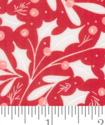 Merrily On High Winter Berries Christmas Red 43211 13 Sweetfire Road Moda Half Yard