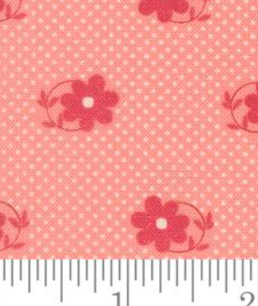 Petals And Polka Dots Pinwheels Florals Blossoms 3083 15 Bunny Hill Moda Half Yard