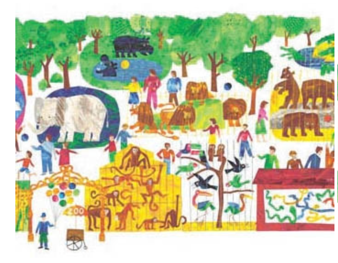 The Very Hungry Caterpillar 24" Panel The VHC Classics The Zoo Andover 197P