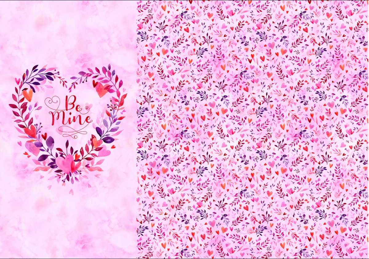 Celebrate The Season 2.0 February Be Mine 63" Panel T4907-587 Hoffman Fabrics 205P
