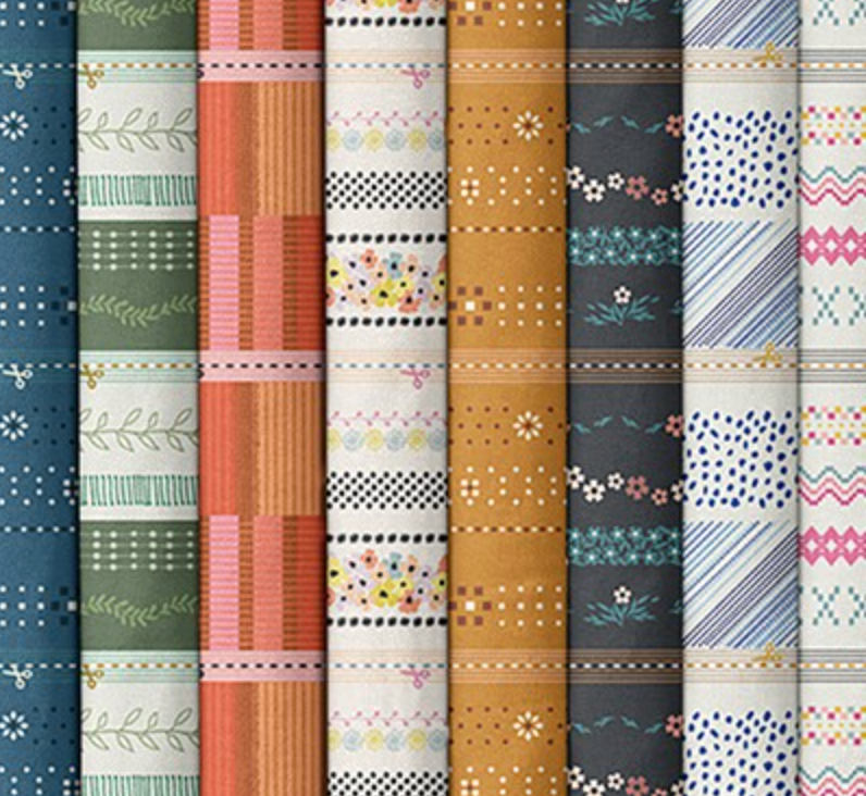 2.5 Binding Edition Dotted Slant Bound BIN25111 Art Gallery Half Yard