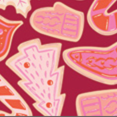 Christmas in Color Frosting Fest CMC-25406 Art Gallery Half Yard