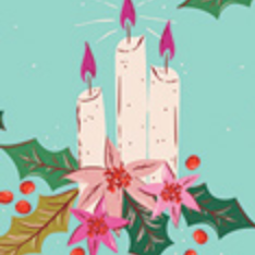 Christmas in Color Holiday Glow CMC-25413 Art Gallery Half Yard