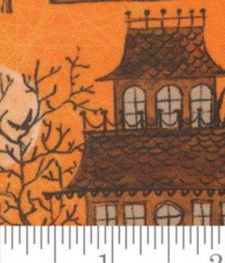 Coven Witch Village Pumpkin 48801 12 Robin Pickens Moda Half Yard