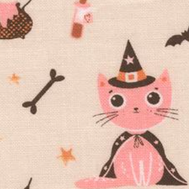 Purrs and Boos Cats Moonbeam 39060 11 Elena Amo Moda Half Yard