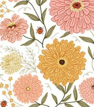 Tea Towel Zinnia GB F608 Gingiber