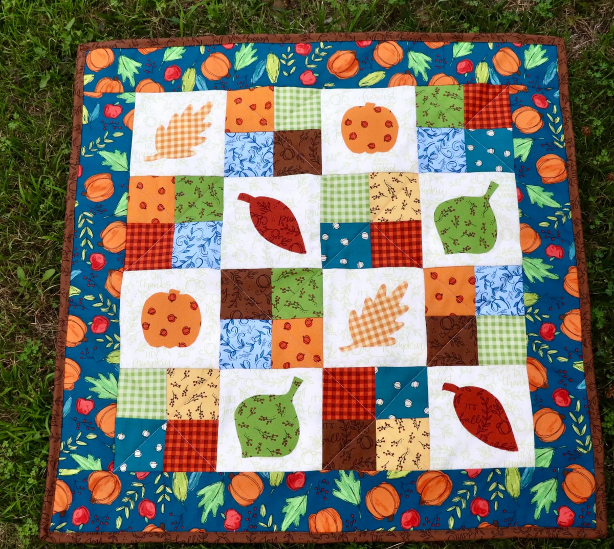 Falling For Autumn Mini Quilt by Amy Latta Creations