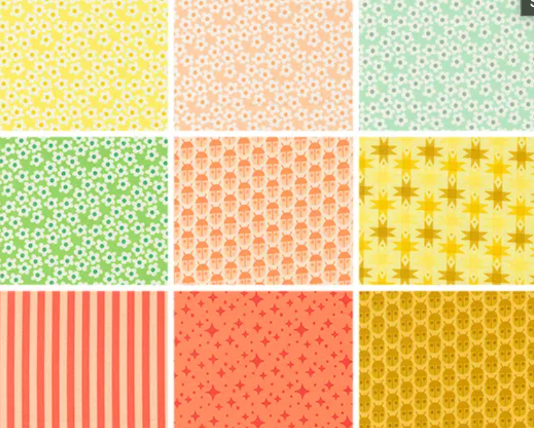 Popcorn 25 Fat Quarter Bundle 51280AB Elizabeth Hartman Moda