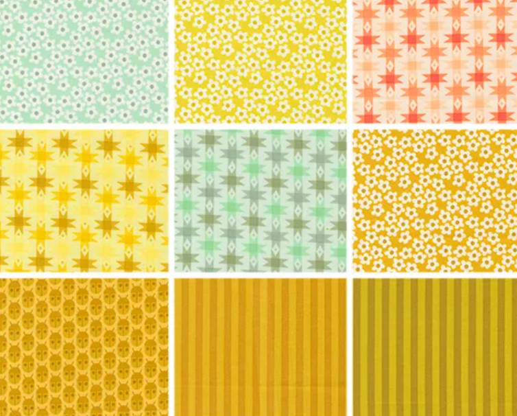 Popcorn 25 Fat Quarter Bundle 51280AB Elizabeth Hartman Moda
