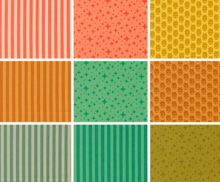 Popcorn 25 Fat Quarter Bundle 51280AB Elizabeth Hartman Moda