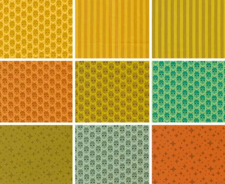 Popcorn 25 Fat Quarter Bundle 51280AB Elizabeth Hartman Moda