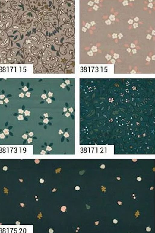 Midnight Fleur 5" Charm Pack 38170PP Jessica Rose Moda